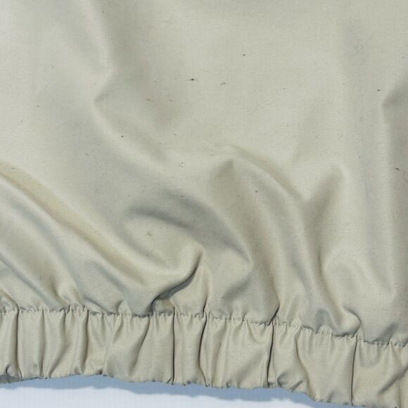 FootJoy Golf Jacket Mens Size XL Beige Windbreaker 1/4 Snap Pullover Mock Neck - Picture 5 of 12